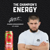 Gorilla Energy Drink, Watermelon Melon, 16oz Cans (12 Pack)
