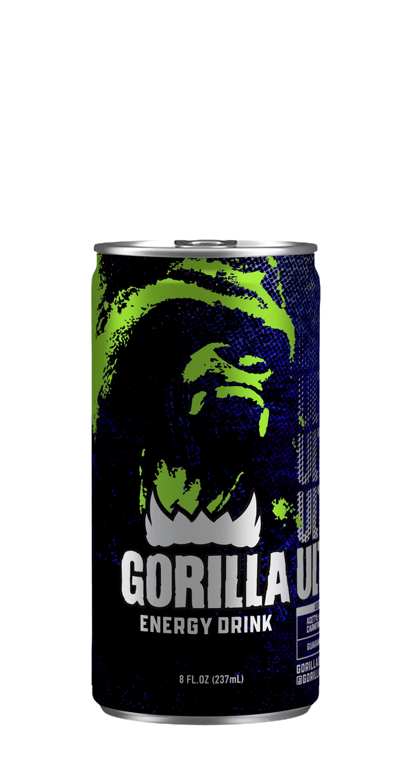 Gorilla Energy Drink, Ultimate 8 oz, 8oz Cans (24 Pack)