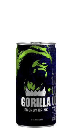 Gorilla Energy Drink, Ultimate special edition, 8oz Cans (12 Pack)