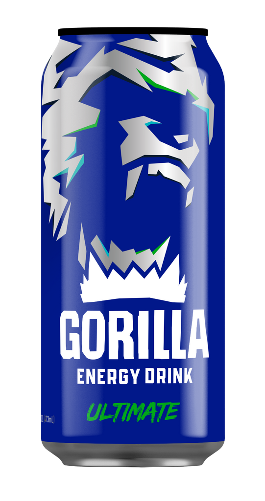 Gorilla Energy Drink, Ultimate Energy, 16oz Cans (12 Pack) Image