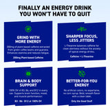 Gorilla Energy Drink, Lychee Pear, 16oz Cans (12 Pack)